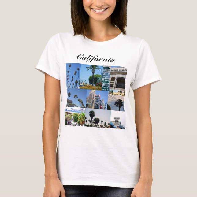 CALIFORNIA COLLAGE-T T SHIRT (Framsida)