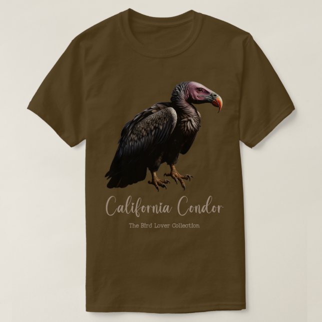 California Condor The Bird Älskare Collection TShi T Shirt (Design framsida)