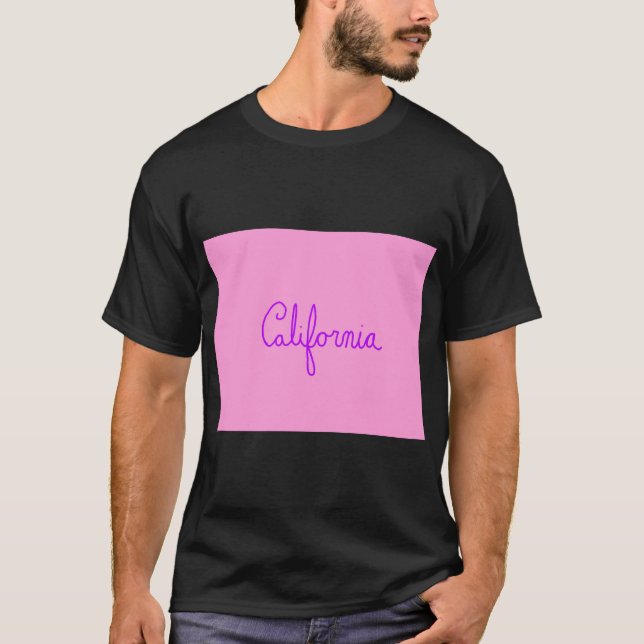 California Cursive Shirt T (Framsida)