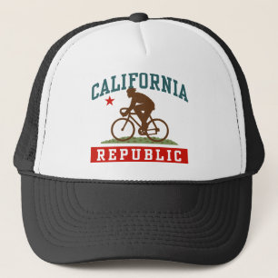 California Cycling Male Truckerkeps