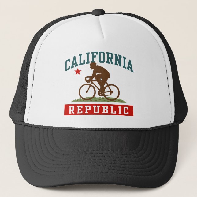 California Cycling Male Truckerkeps (Framsida)