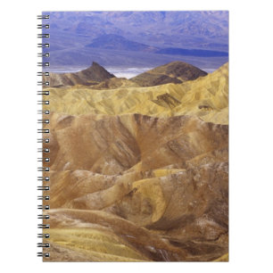 California: Death Valley NP, utsikt från Zabriskie Anteckningsbok