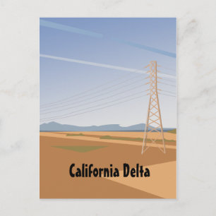 California Delta-vykort Vykort
