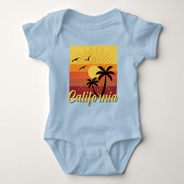 California Design - Baby Jersey Bodykostym T Shirt (Framsida)