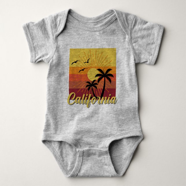 California Design - Baby Jersey Bodykostym T Shirt (Framsida)