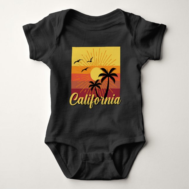 California Design - Baby Jersey Bodykostym T Shirt (Framsida)