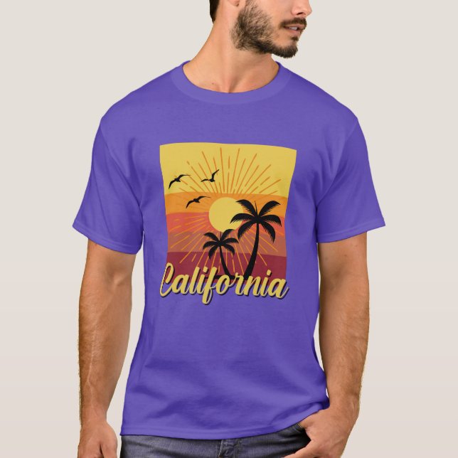 California Design - Basic Mörk T-Shirt (Framsida)