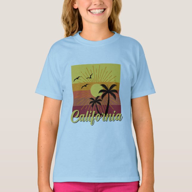 California Design - Girls Basic T-Shirt (Framsida)