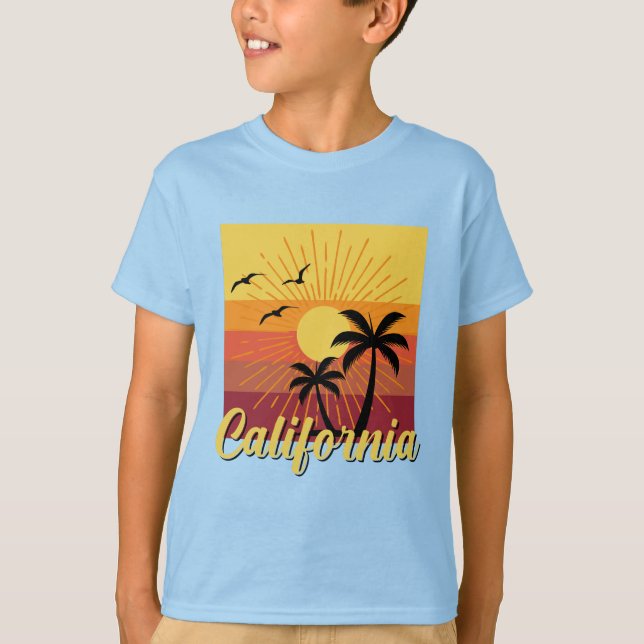 California Design - Kids Basic T-Shirt (Framsida)