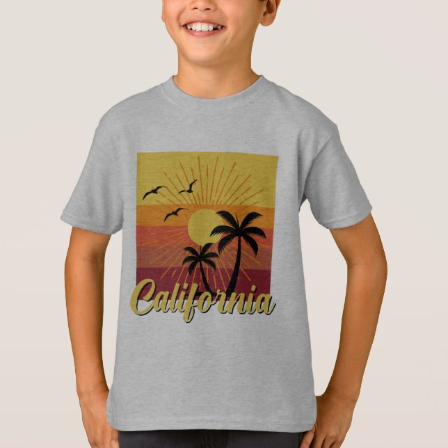 California Design - Kids Basic T-Shirt (Framsida)