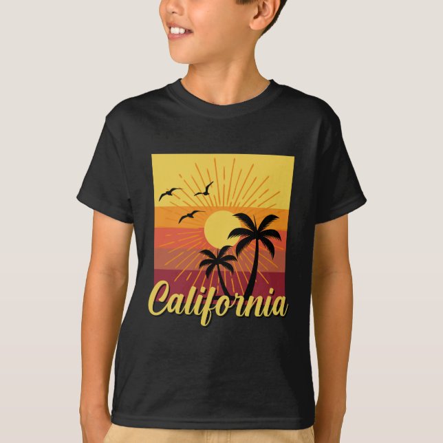 California Design - Kids Basic T-Shirt (Framsida)
