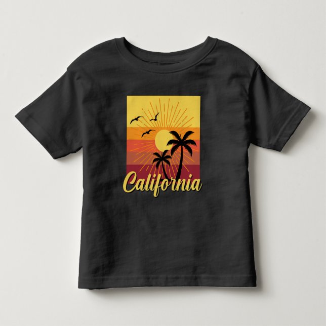 California Design - Småbarn Bra Jersey T-Shirt (Framsida)