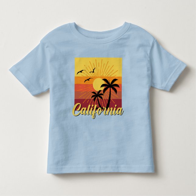 California Design - Småbarn Bra Jersey T-Shirt (Framsida)