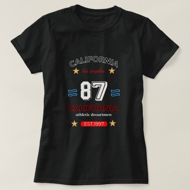 California Design T Shirt (Design framsida)