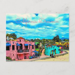 California Dreamin Capitola Kusten Vykort