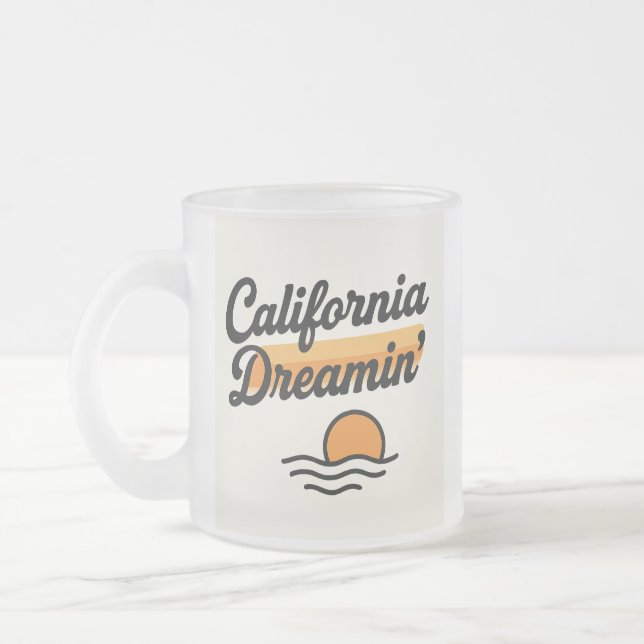 California Dreamin Frostad Glasmugg (Vänster)