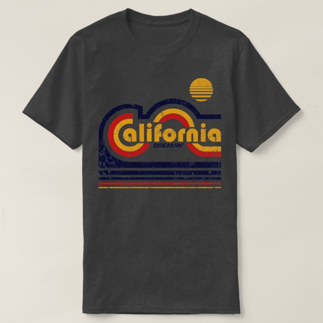 California Dreamin T Shirt (Design framsida)