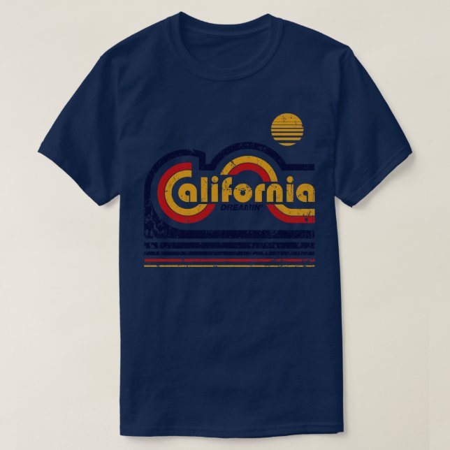 California Dreamin T Shirt (Design framsida)