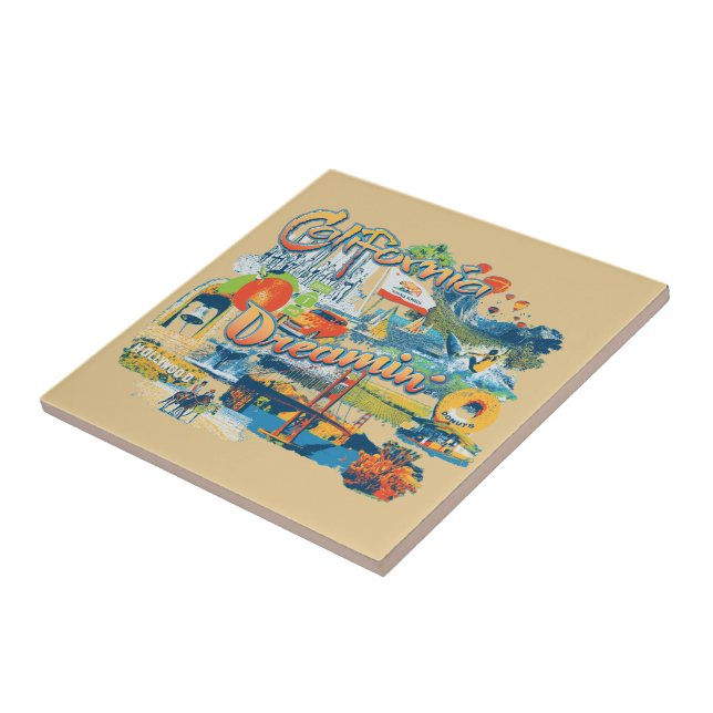 California Dreaming Home Decor Kakelplatta (Sidan)
