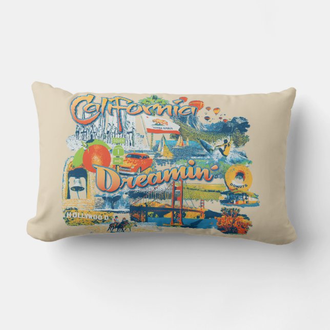 California Dreaming Home Decor Lumbarkudde (Framsida)