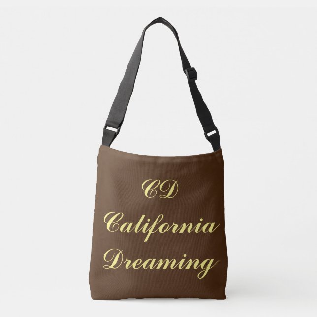 California Dreaming Monogram Axelväska (Framsida)