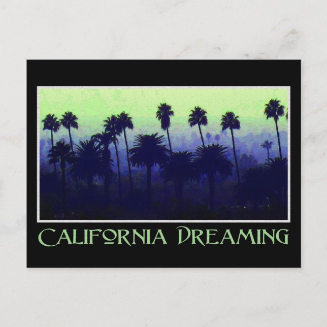 California Dreaming Postcard Vykort (Framsida)