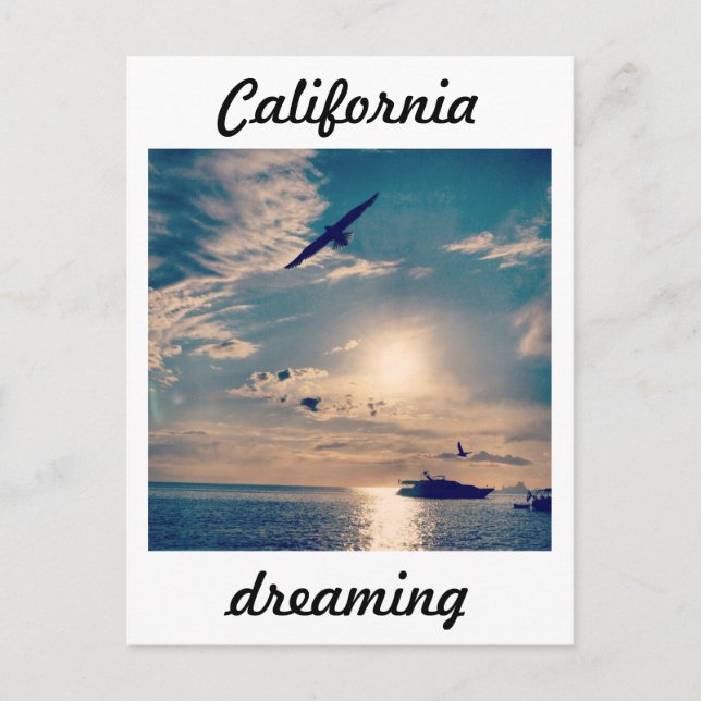 California Dreaming Postcard Vykort (Framsida)