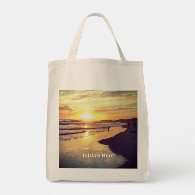 California Dreaming Sunset Tote Tygkasse (Baksida)