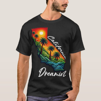 California Dreamin'Sunset T Shirt