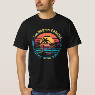 California Dreams 1980 Sunset T Shirt
