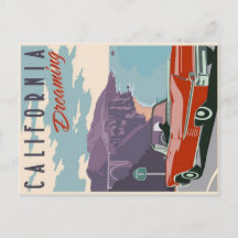California Dreamy PostCard