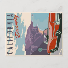 California Dreamy PostCard Vykort