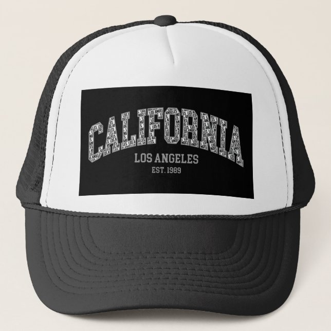 California Drömmande Typografi Konst Keps (Framsida)