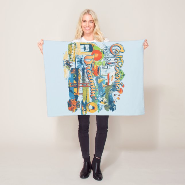 California Drömmar Fleecefilt (På plats)