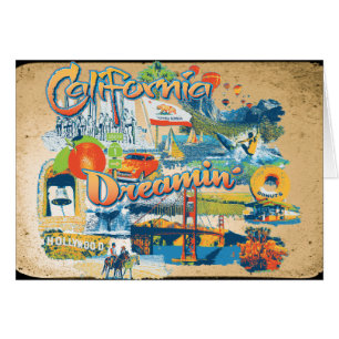 California Drömmar Hälsningskort