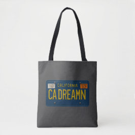 California Drömmar Retro 1969 Registreringsskylt S Tygkasse