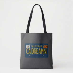 California Drömmar Retro 1969 Registreringsskylt S Tygkasse