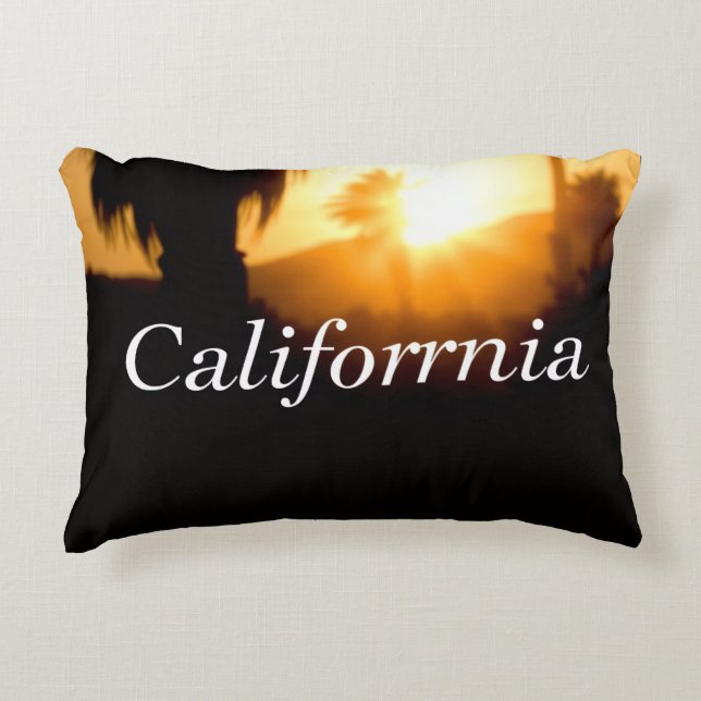 California drömmen prydnadskudde (Framsidan)