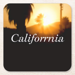 California drömmen underlägg papper kvadrat