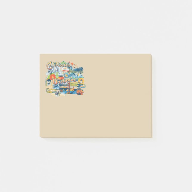 California Drömmer Post-it Block (Framsida)