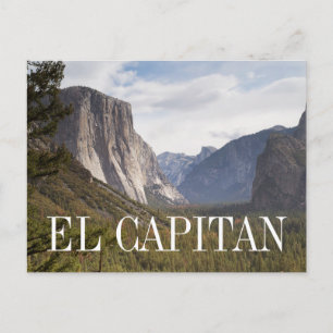 California El Capitan Yosemite nationalpark Vykort