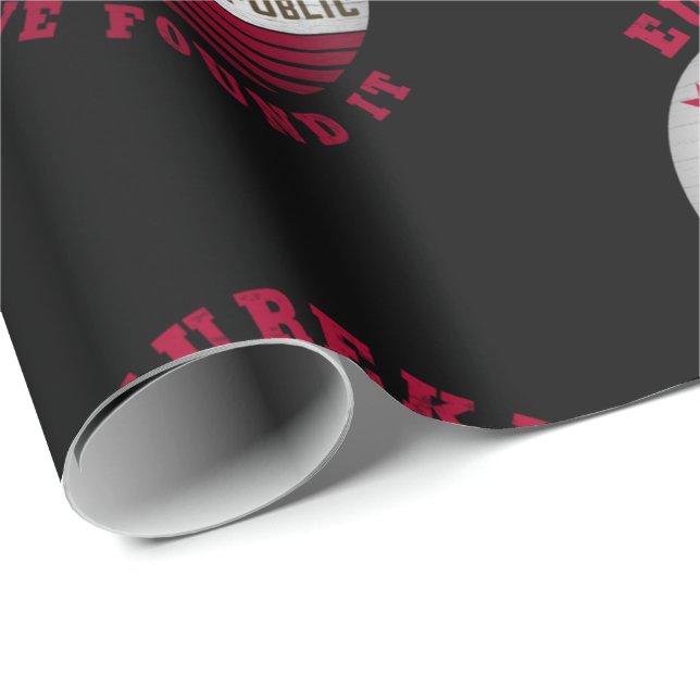 CALIFORNIA EUREKA STATLIG FLAGGA PRESENTPAPPER (Rullad Hörn)