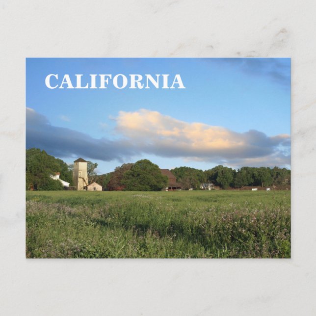 California Farm, vykort (Framsida)