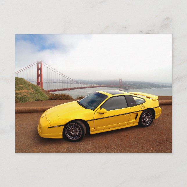 California Fiero-vykort Vykort (Framsida)