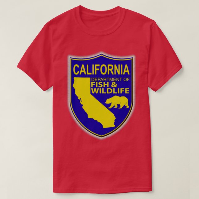 California Fish amp Wildlife T Shirt (Design framsida)