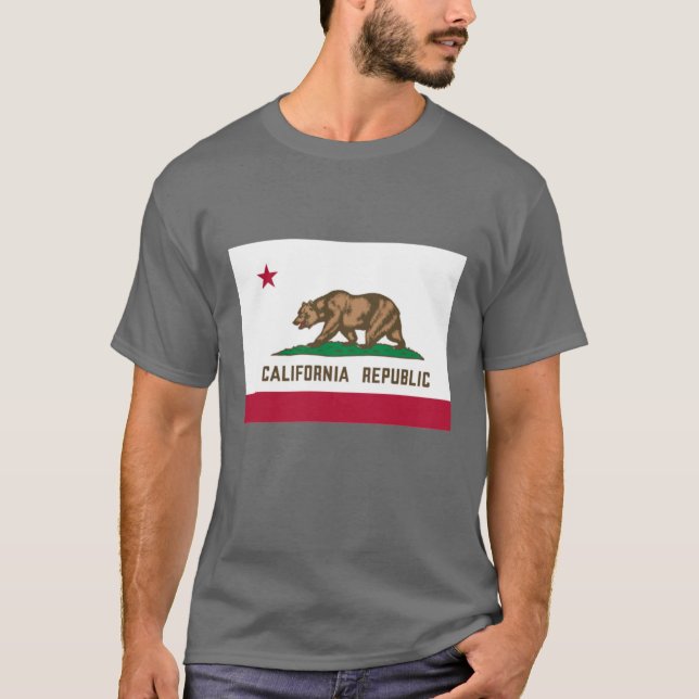 California flag Oversized 2 T Shirt (Framsida)
