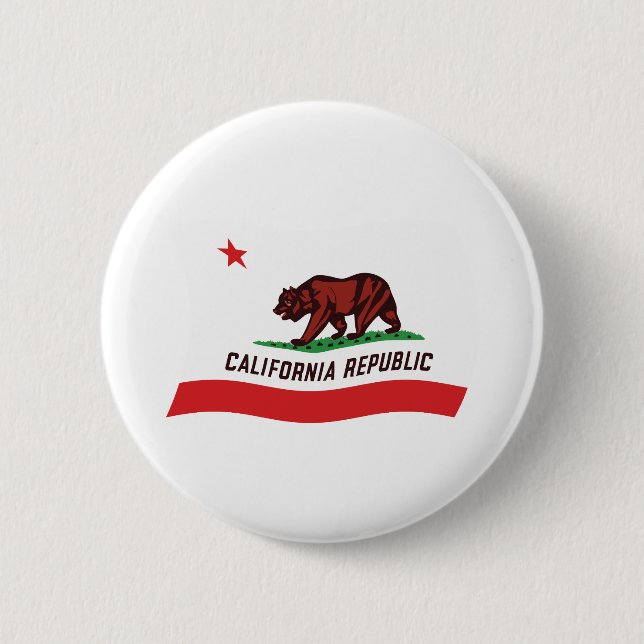 California Flagga Button Knapp (Framsida)