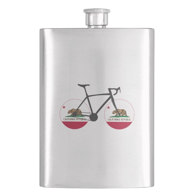 California Flagga Cycling Fickplunta (Framsidan)