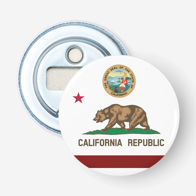 California flagga flasköppnare (Framsidan)