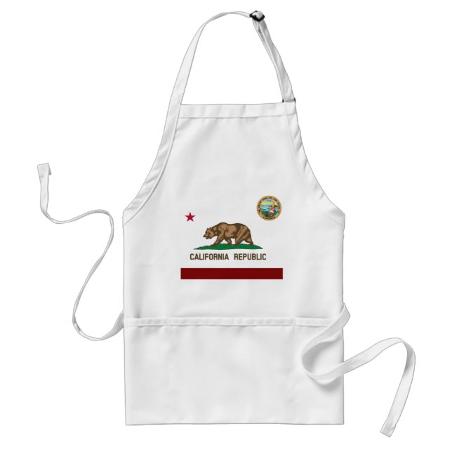 California flagga förkläde (Framsidan)